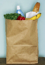 about us grocery bag