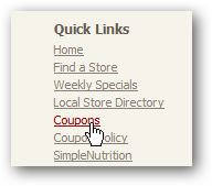 grocery delivery coupons link